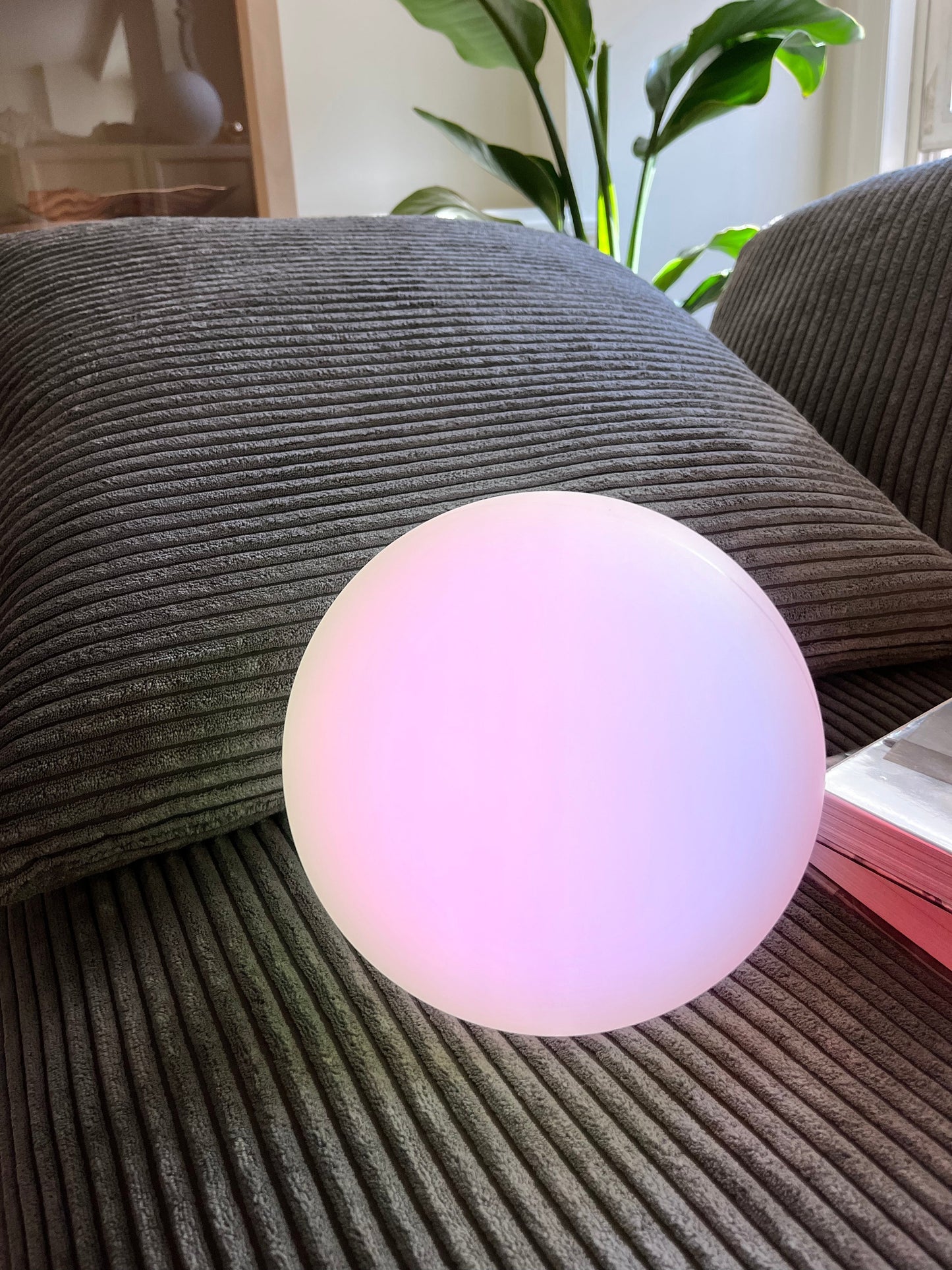 Rechargeable Cordless LED Moon Table Lamp - 16 Color Options