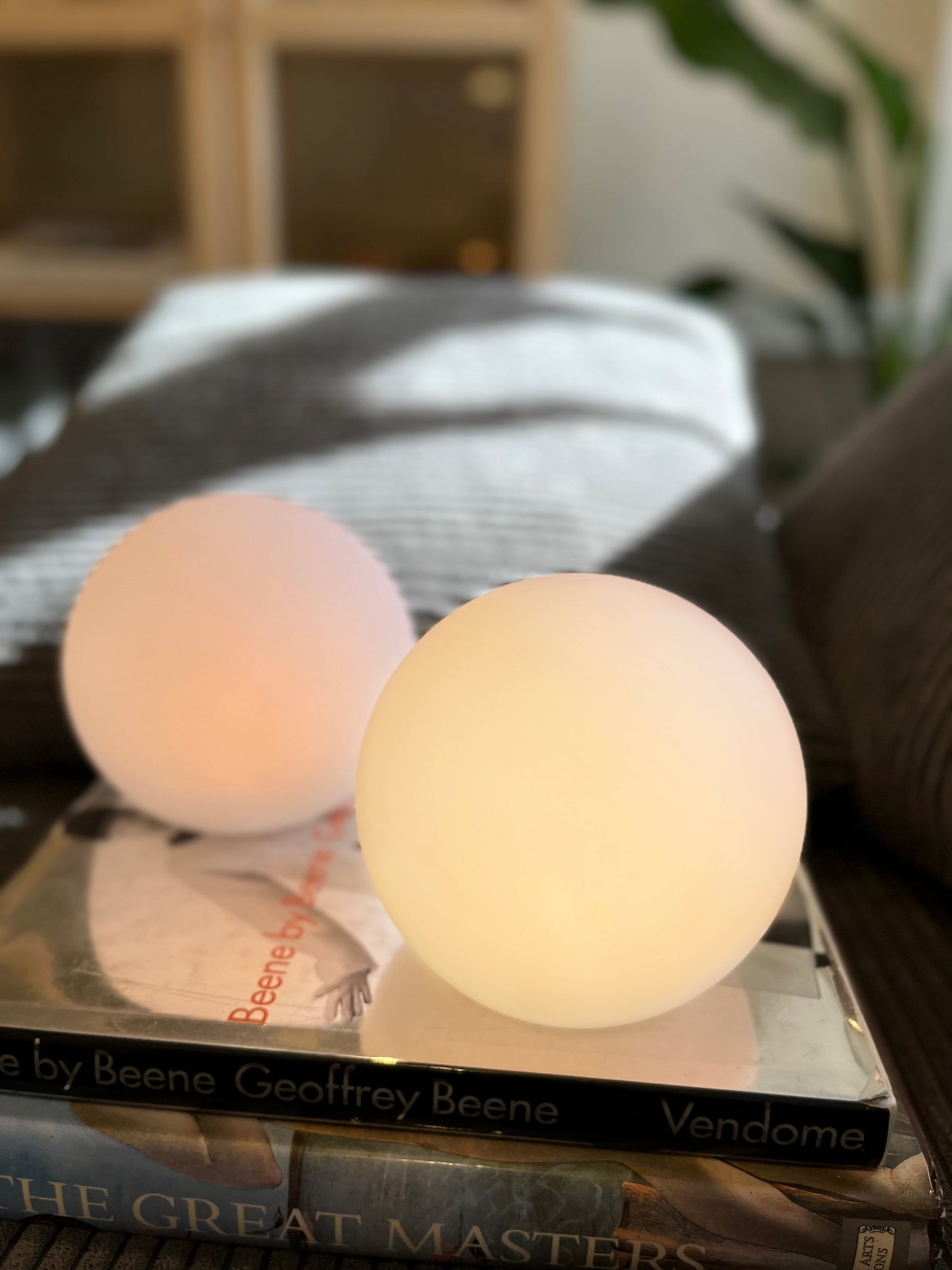 Rechargeable Cordless LED Moon Table Lamp - 16 Color Options