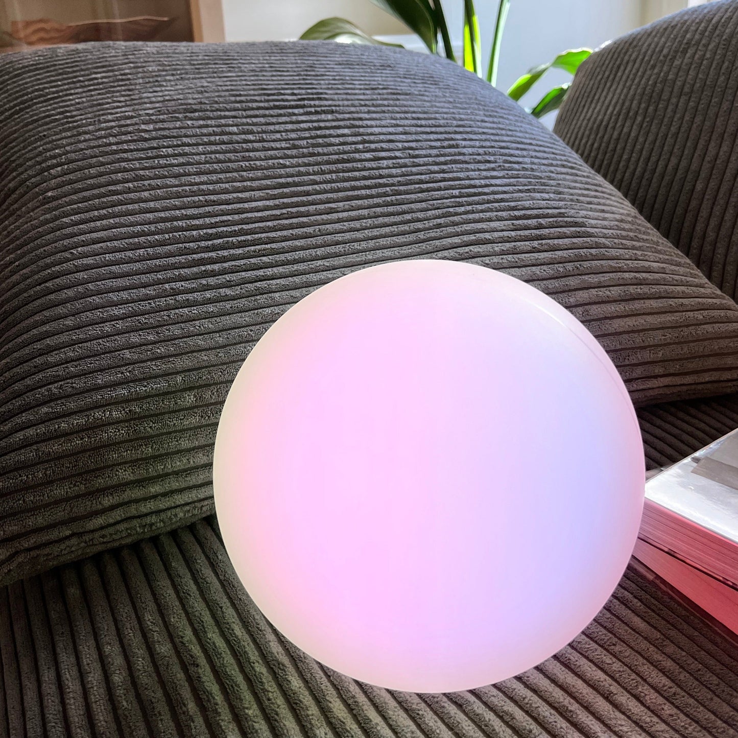 Rechargeable Cordless LED Moon Table Lamp - 16 Color Options