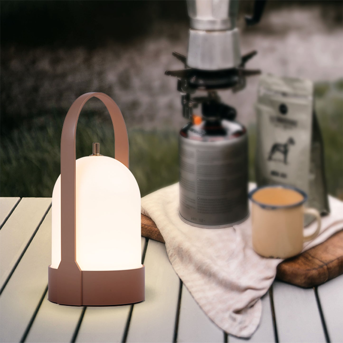 Rechargeable Table Lamp with Touch Dimming