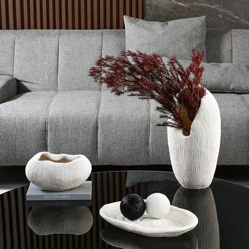 Resin Nature-Inspired Decorative Bowl