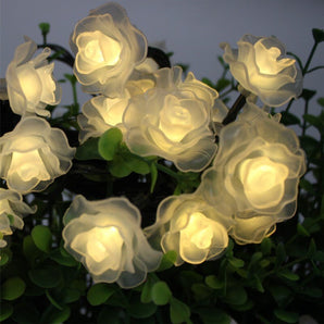 Rose Flower LED String Lights - Elegant Rose Style, 5-20 Feet Options
