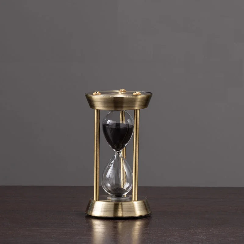Rotating Globe Hourglass Timer - Elegant Sand Clock