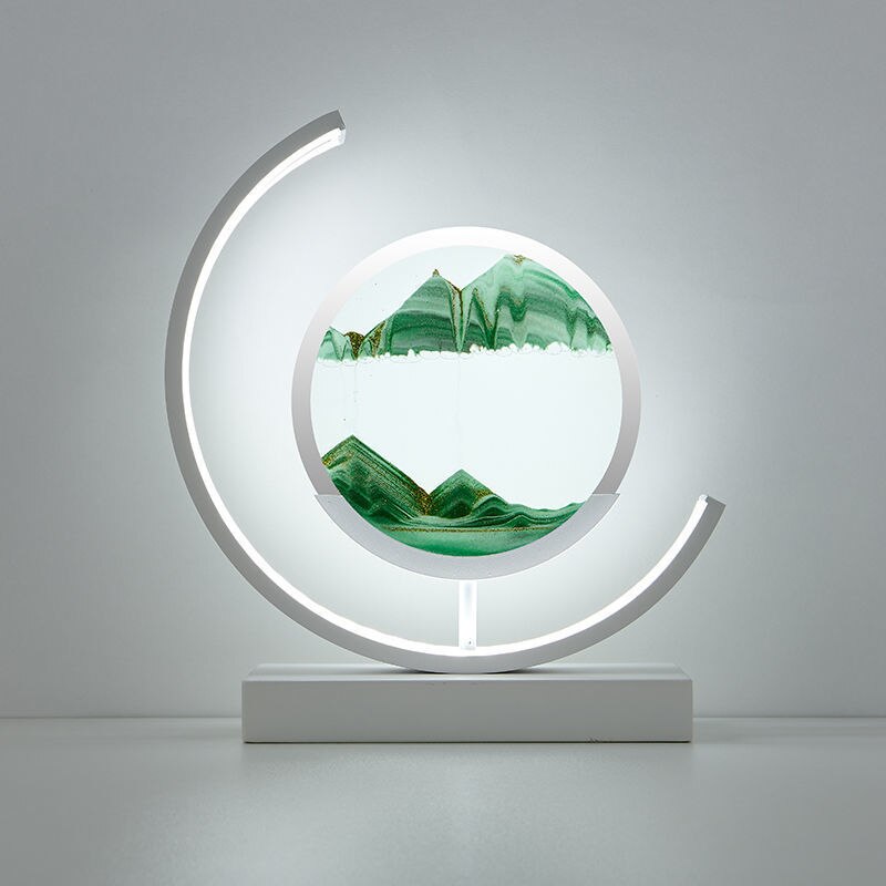 Sand Art LED Table Lamp - Dynamic 3D Sand Painting Light