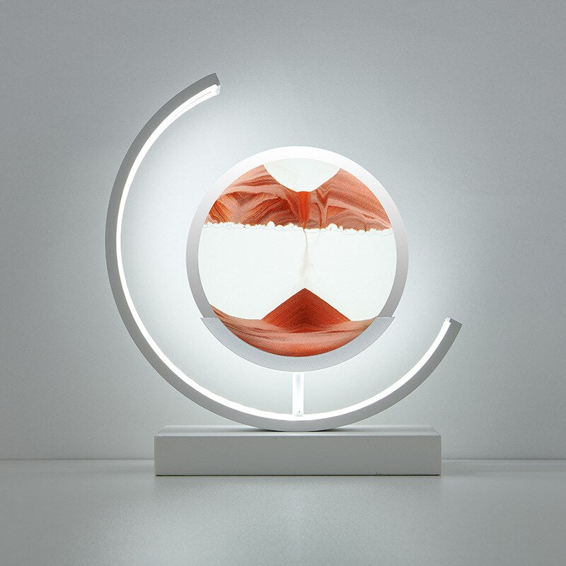 Sand Art LED Table Lamp - Dynamic 3D Sand Painting Light