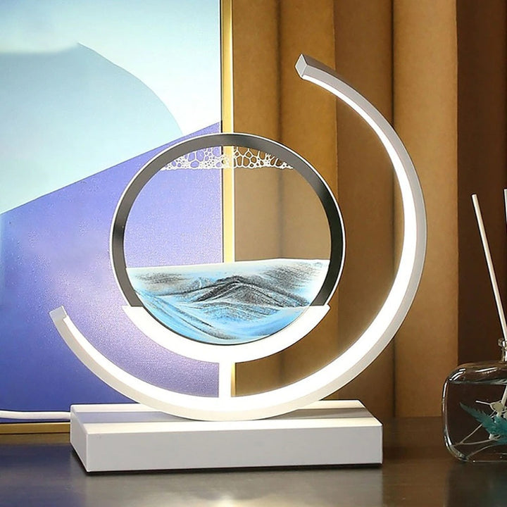 Sand Art LED Table Lamp - Dynamic 3D Sand Painting Light