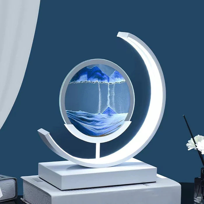 Sand Art LED Table Lamp - Dynamic 3D Sand Painting Light