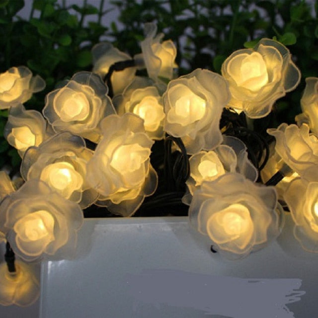 Solar Flower Garden LED Light Strips