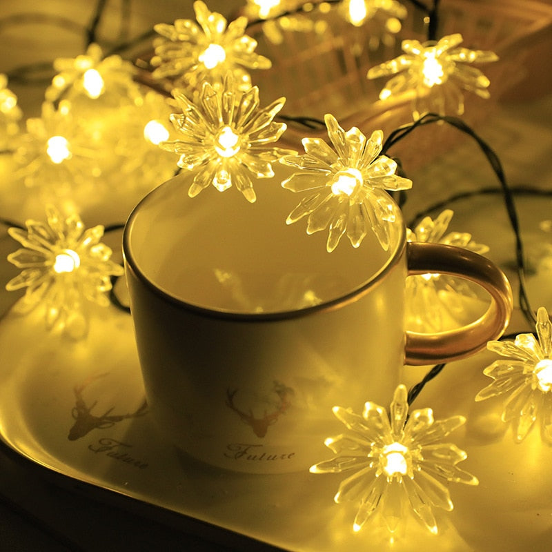 Solar Flower Garden LED Light Strips
