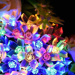 Solar Flower Garden LED Light Strips