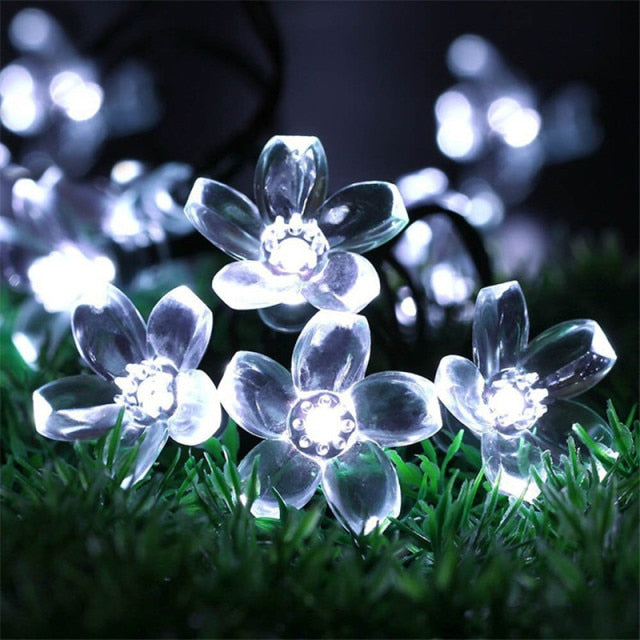 Solar Flower Garden LED Light Strips