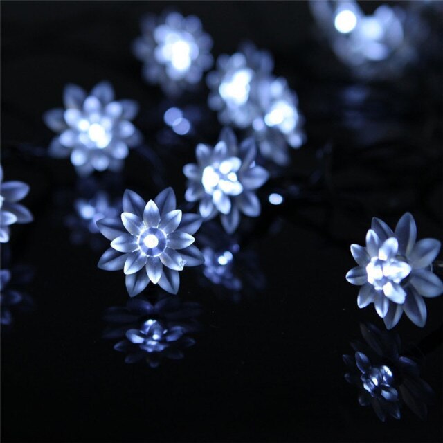 Solar Flower Garden LED Light Strips