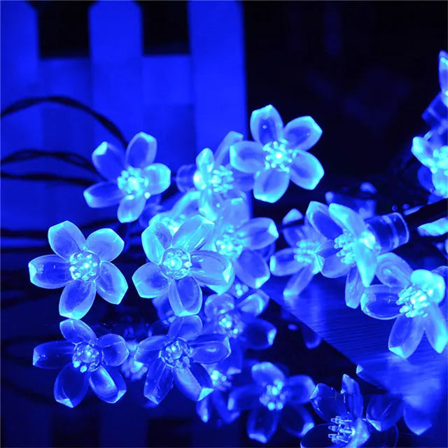Solar Flower Garden LED Light Strips