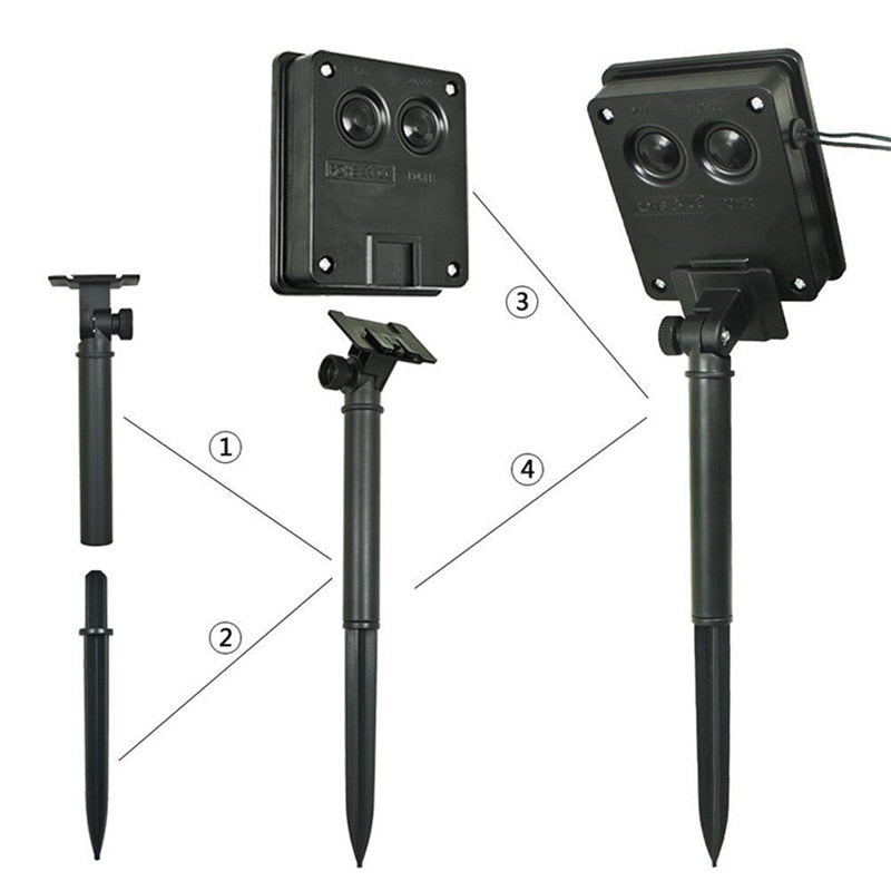 Solar Flower Garden LED Light Strips