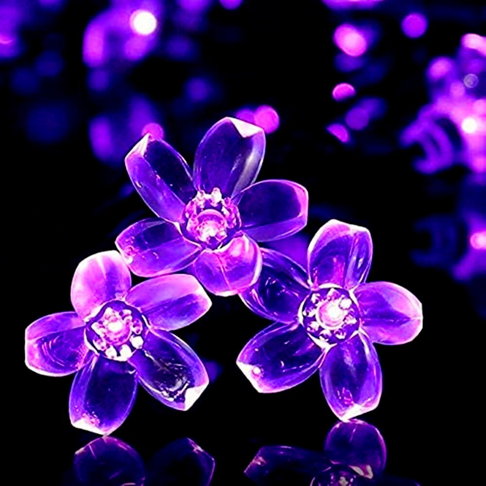 Solar Flower Garden LED Light Strips