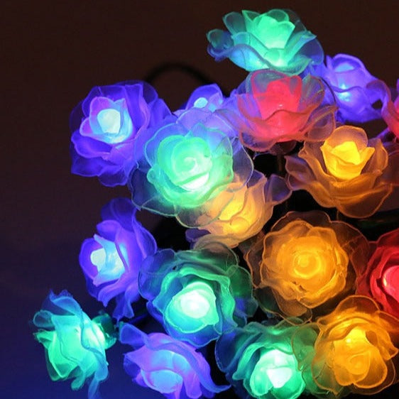 Solar Flower Garden LED Light Strips