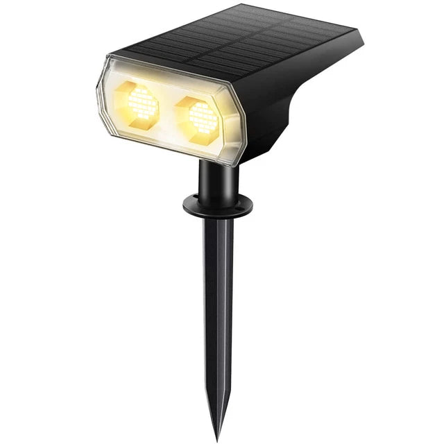 Solar Landscape Spotlights - IP65 Waterproof, RGB/White, Long Battery Life Outdoor Lights