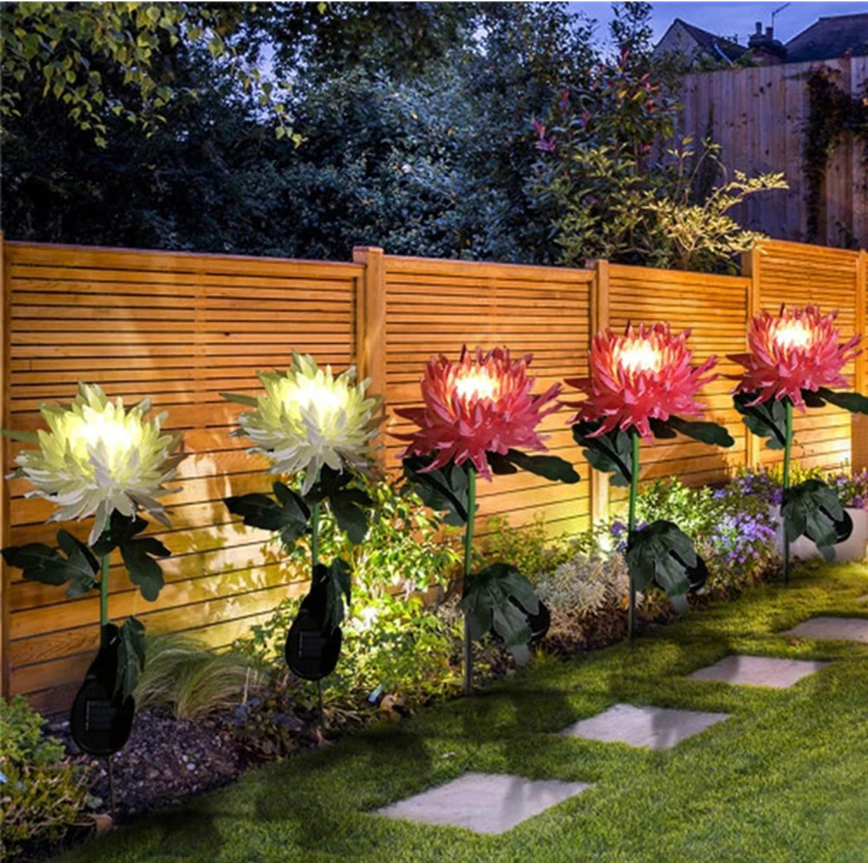 Solar LED Crown Imperial Flower Lights