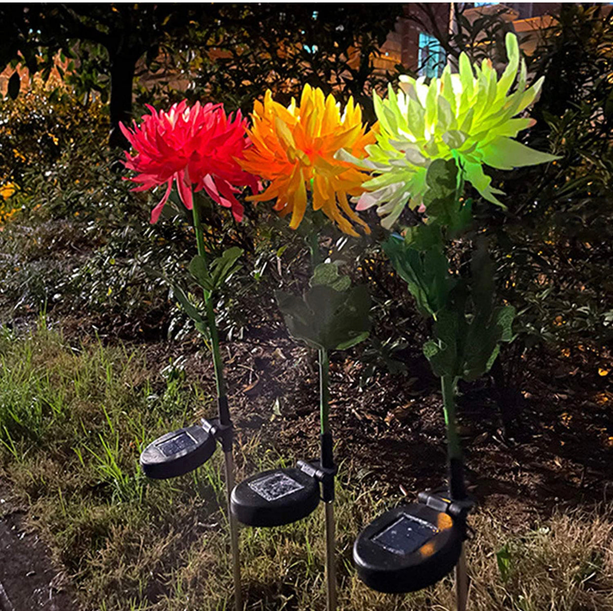 Solar LED Crown Imperial Flower Lights
