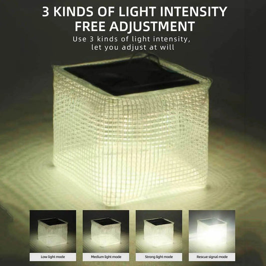 Solar Outdoor Light - Portable Lightweight IP65 Waterproof RGB/White Color Long Battery Life