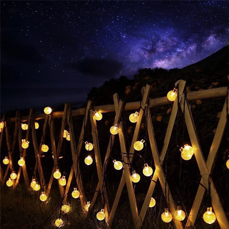Solar String Lights - IP65 Waterproof RGB/White LEDs with Long Battery Life