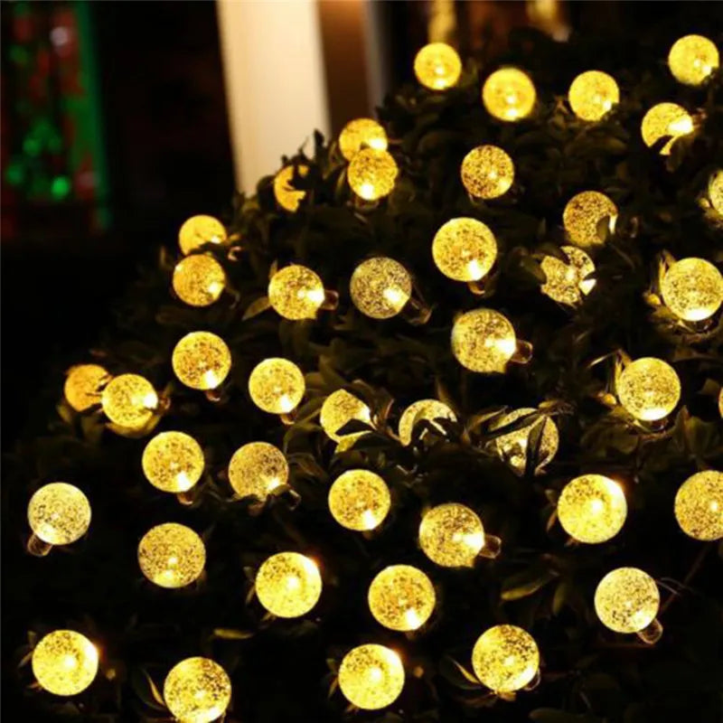 Solar String Lights - IP65 Waterproof RGB/White LEDs with Long Battery Life