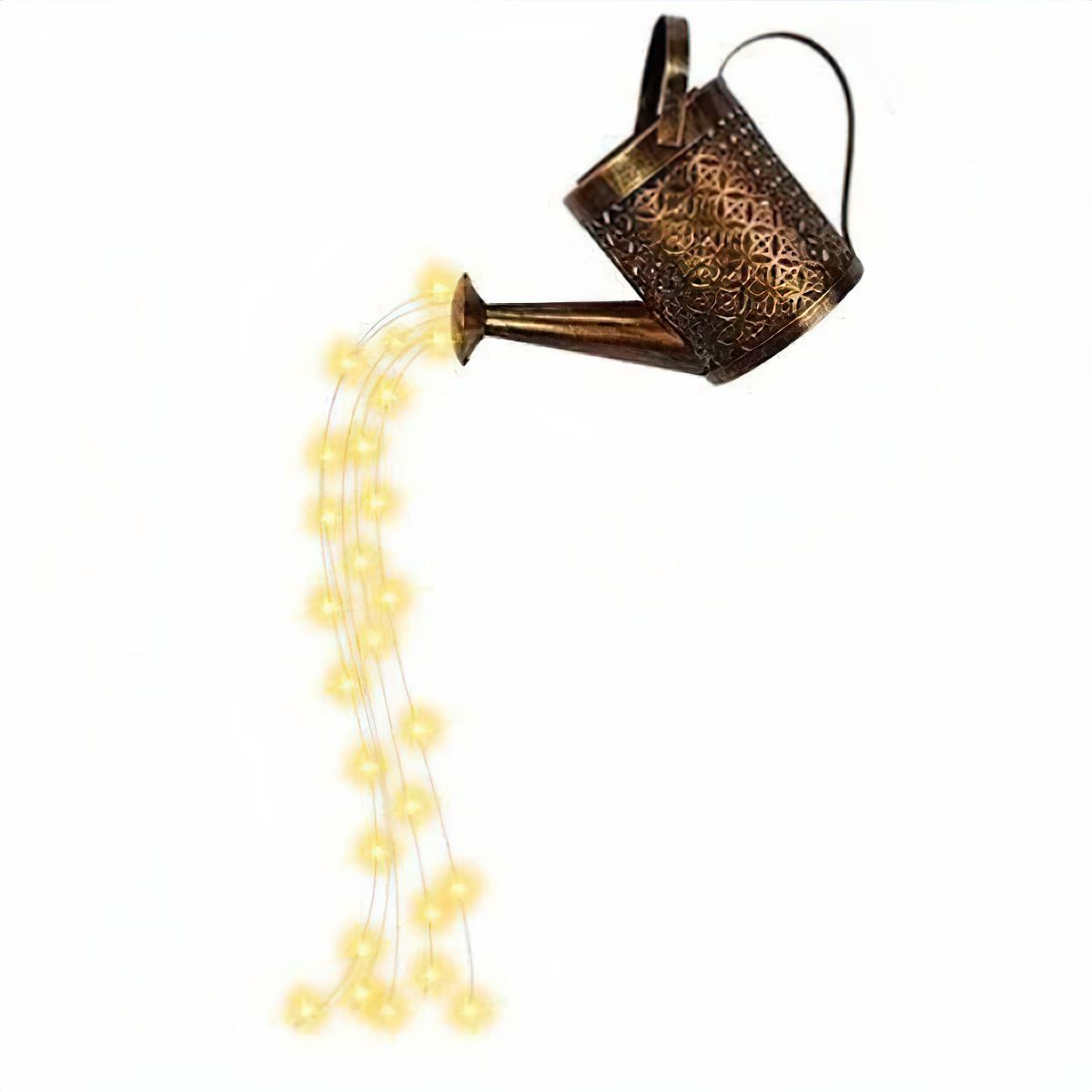 Solar Watering Can Light - RGB/White LED, IP65 Waterproof, Long Battery Life