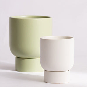 Stacked Flower Pot - Ceramic Vase for Garden and Bonsai