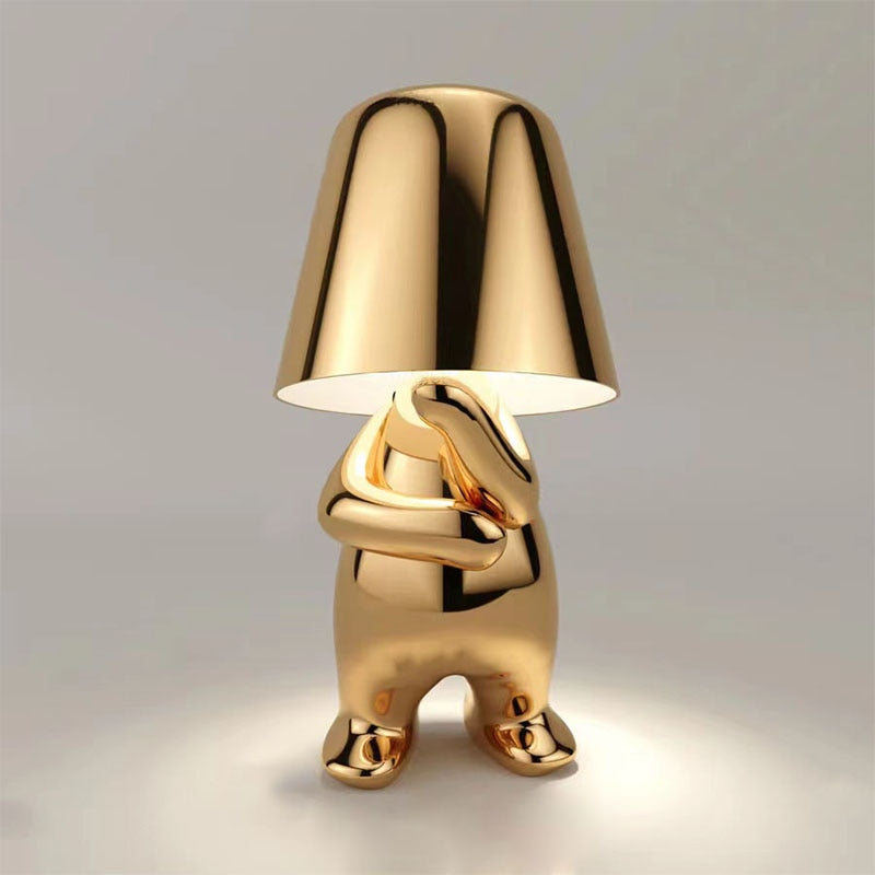 Stylish Thinker Lamp - Serene Desk and Nightstand Lighting