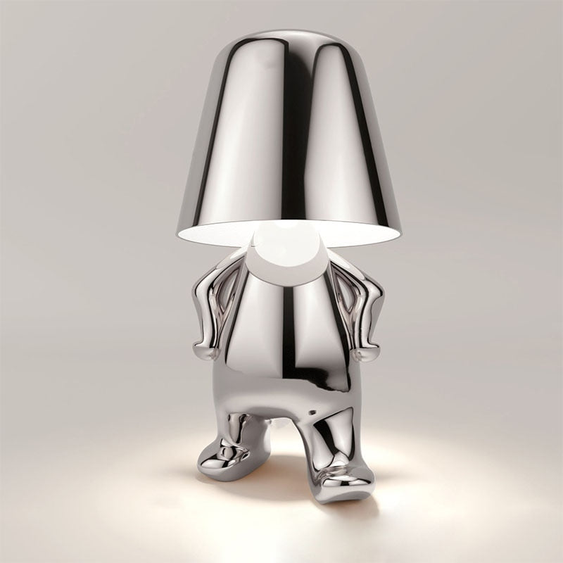 Stylish Thinker Lamp - Serene Desk and Nightstand Lighting