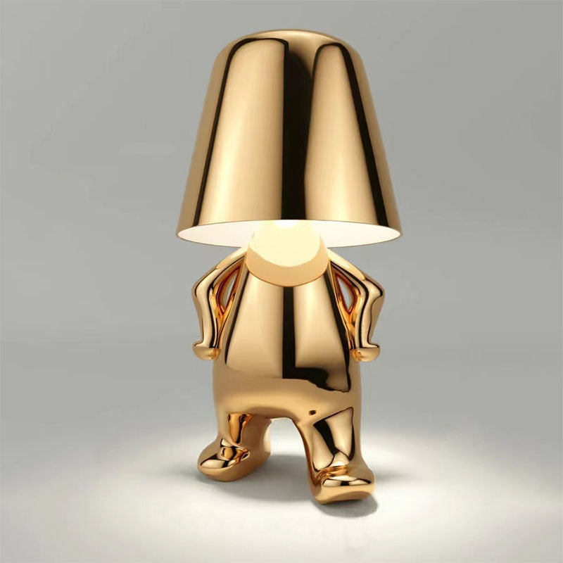 Stylish Thinker Lamp - Serene Desk and Nightstand Lighting