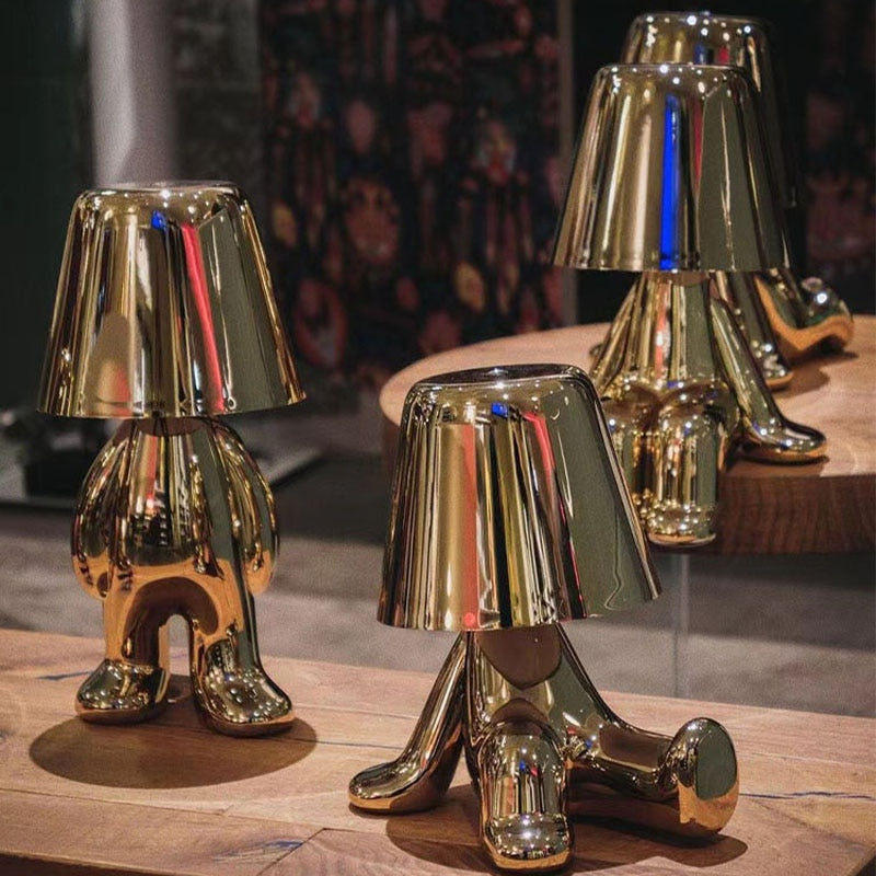 Stylish Thinker Lamp - Serene Desk and Nightstand Lighting