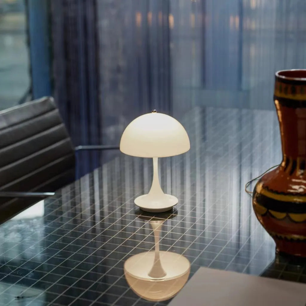Table Lamp Louis Poulsen Panthella 160 Portable - White, Black, Orange, Gold, Gray