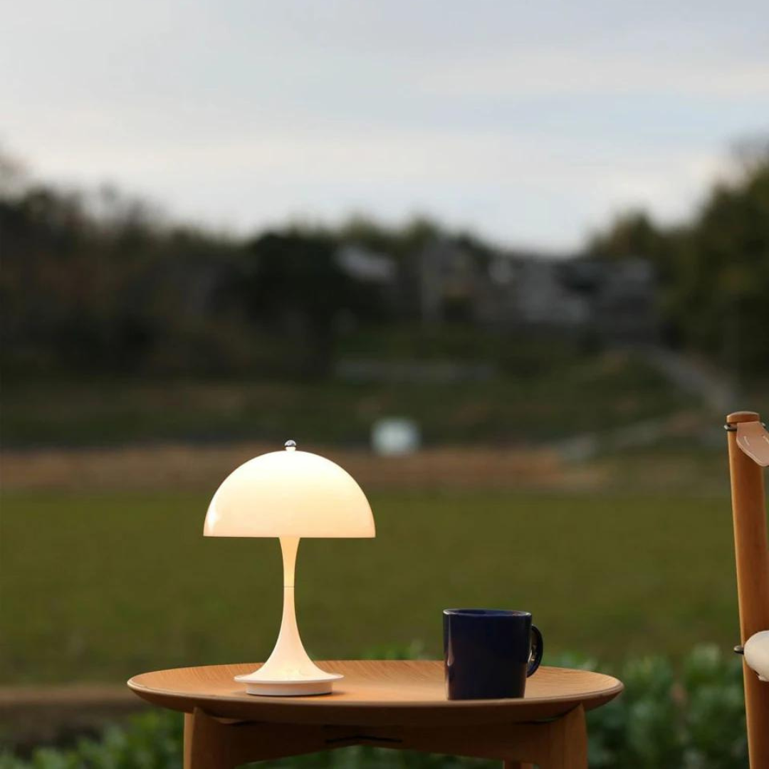 Table Lamp Louis Poulsen Panthella 160 Portable - White, Black, Orange, Gold, Gray