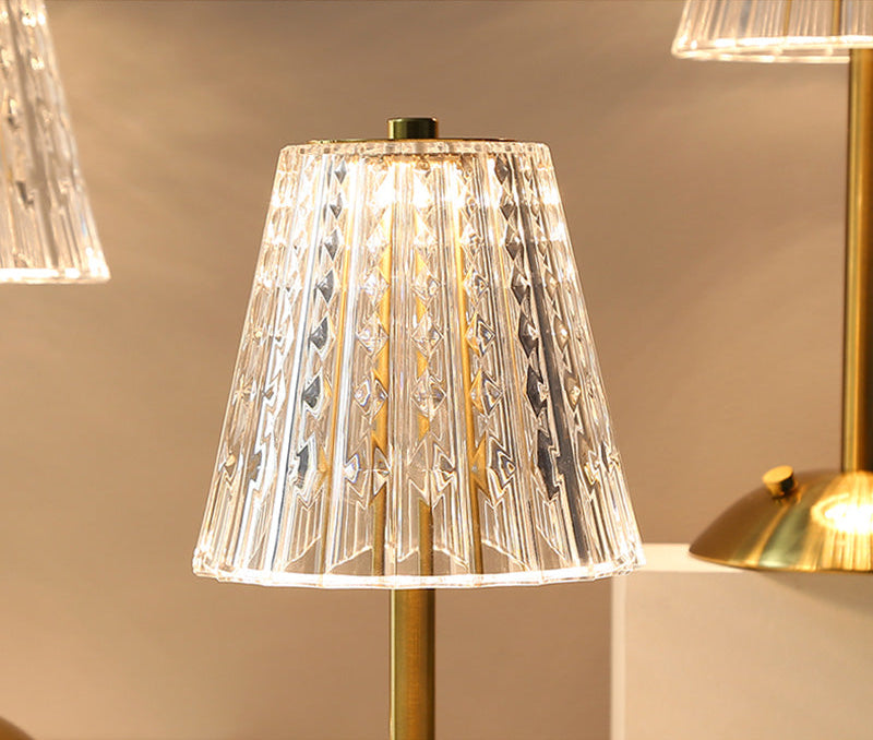 Table Lamp Tricolor Dimmable Cordless LED - Captivating View