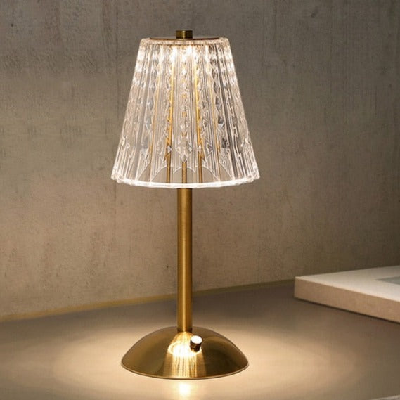 Table Lamp Tricolor Dimmable Cordless LED - Captivating View