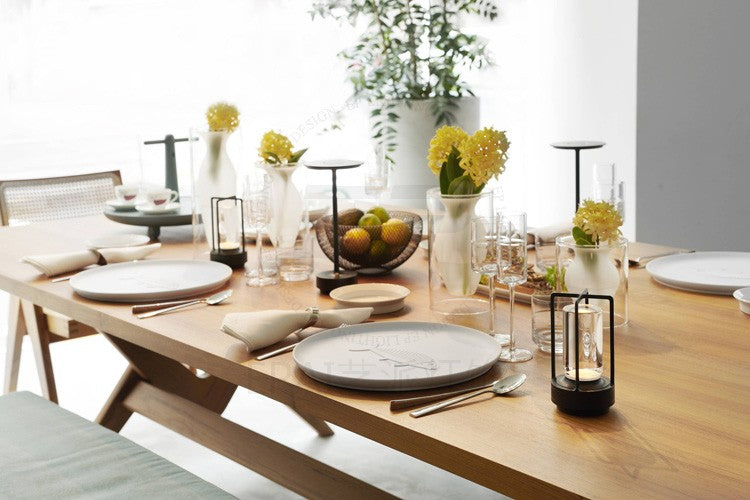 Table Lamp with Dimming Feature and Masterful Craftsmanship