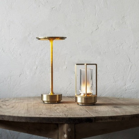 Table Lamp with Dimming Feature and Masterful Craftsmanship