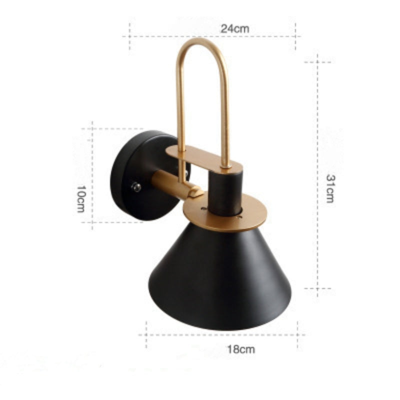 Wall Light Elegant Retro Design Matt Finish - Interior Lamp