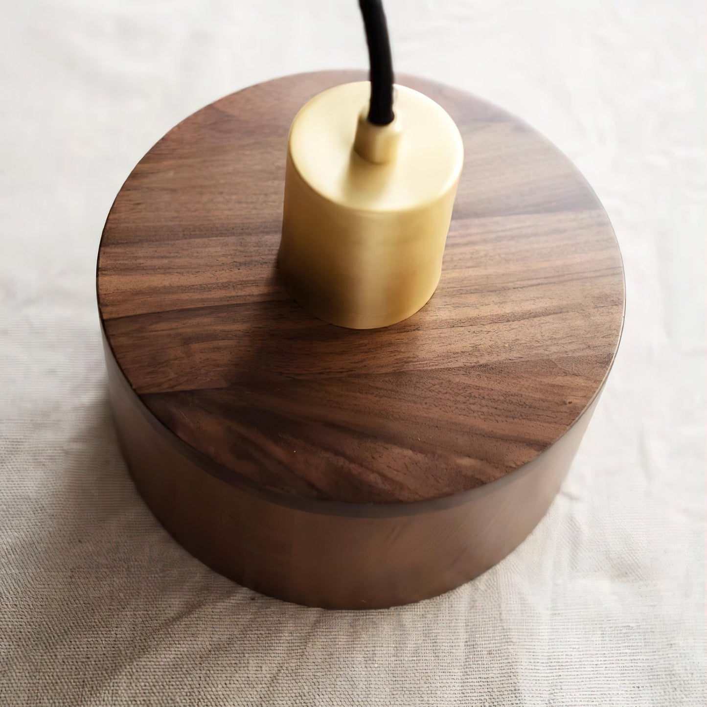 Walnut Wood Pendant Lamp - Japanese Woodworking Inspiration - Ceiling Fixture