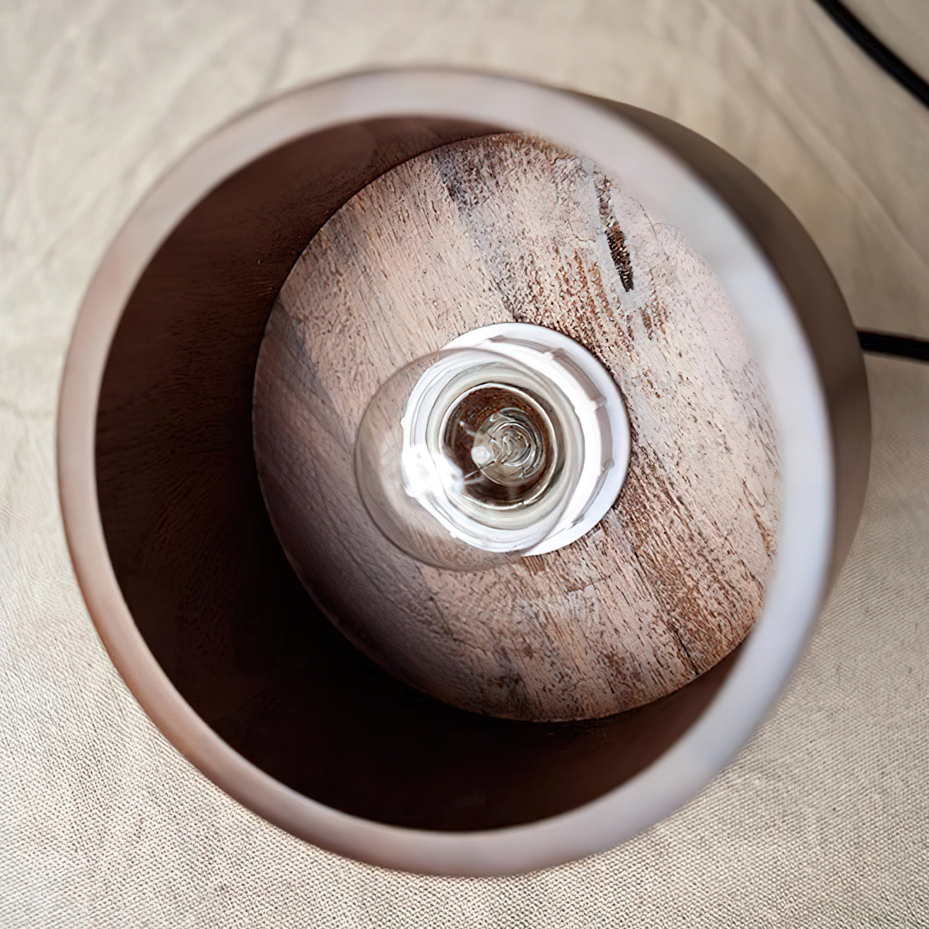 Walnut Wood Pendant Lamp - Japanese Woodworking Inspiration - Ceiling Fixture