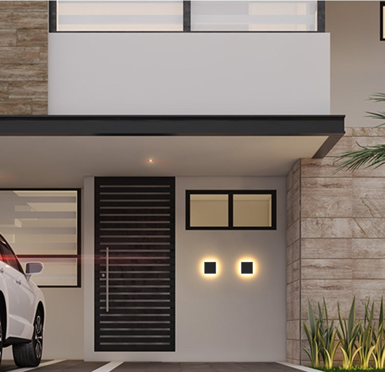 Waterproof LED Outdoor Wall Lamp Aluminum Light Fixture