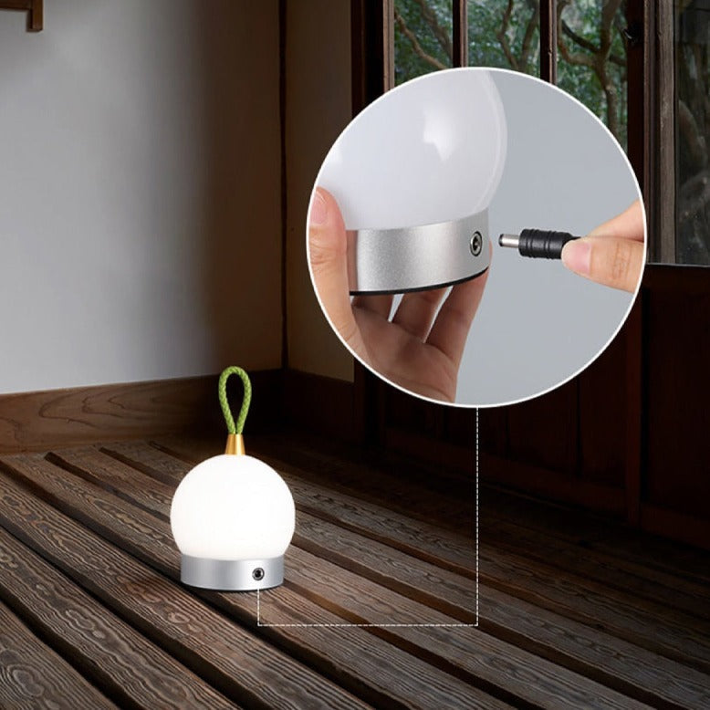 Waterproof LED Table Lamp - Cordless Orb Design