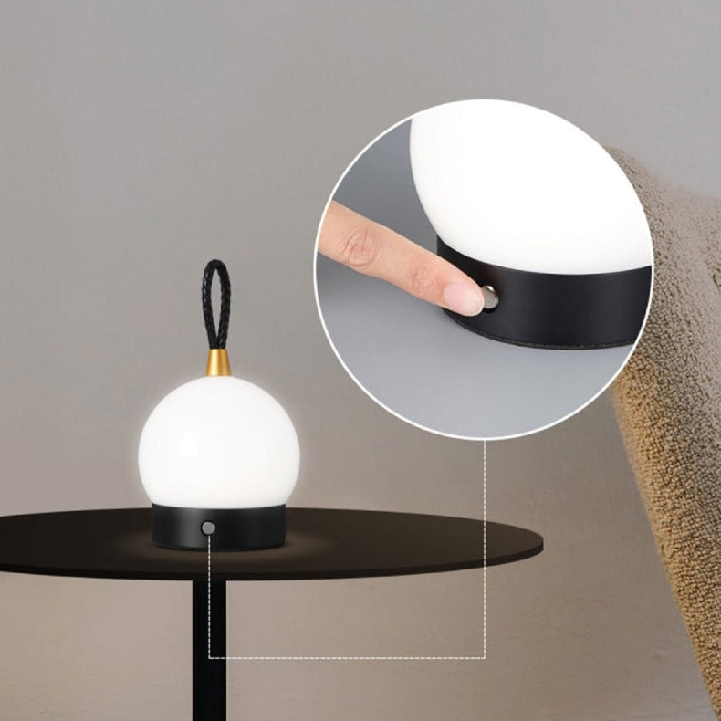 Waterproof LED Table Lamp - Cordless Orb Design