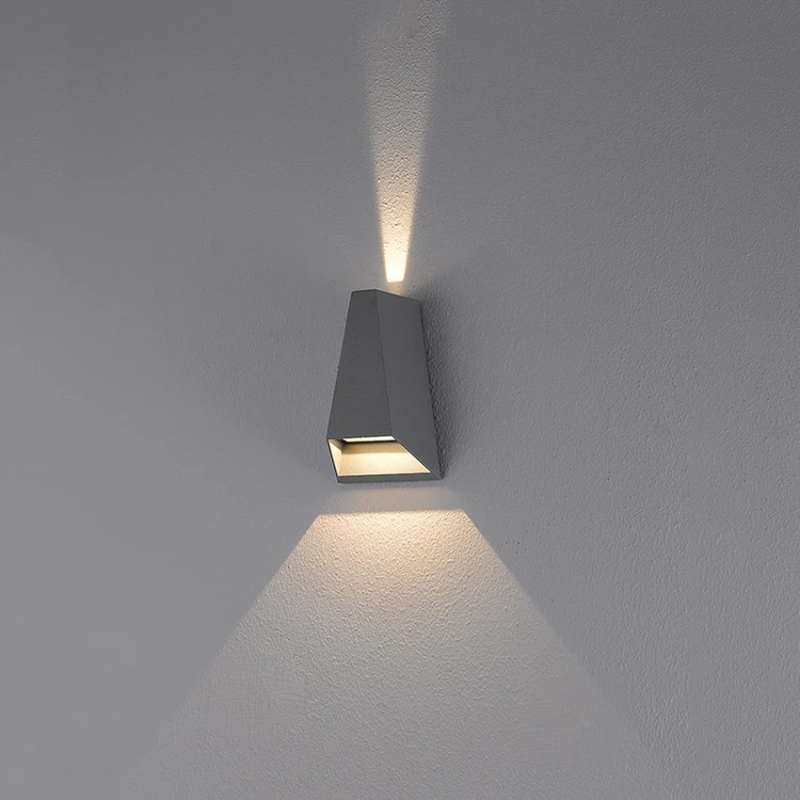 Waterproof Outdoor Pyramid LED Wall Sconce