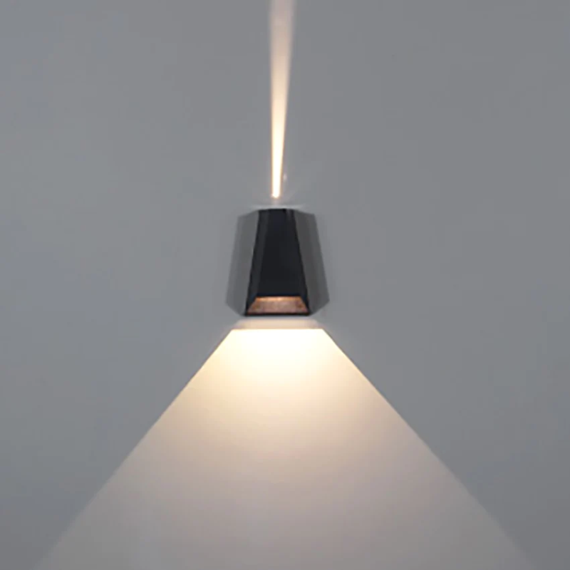 Waterproof Outdoor Pyramid LED Wall Sconce