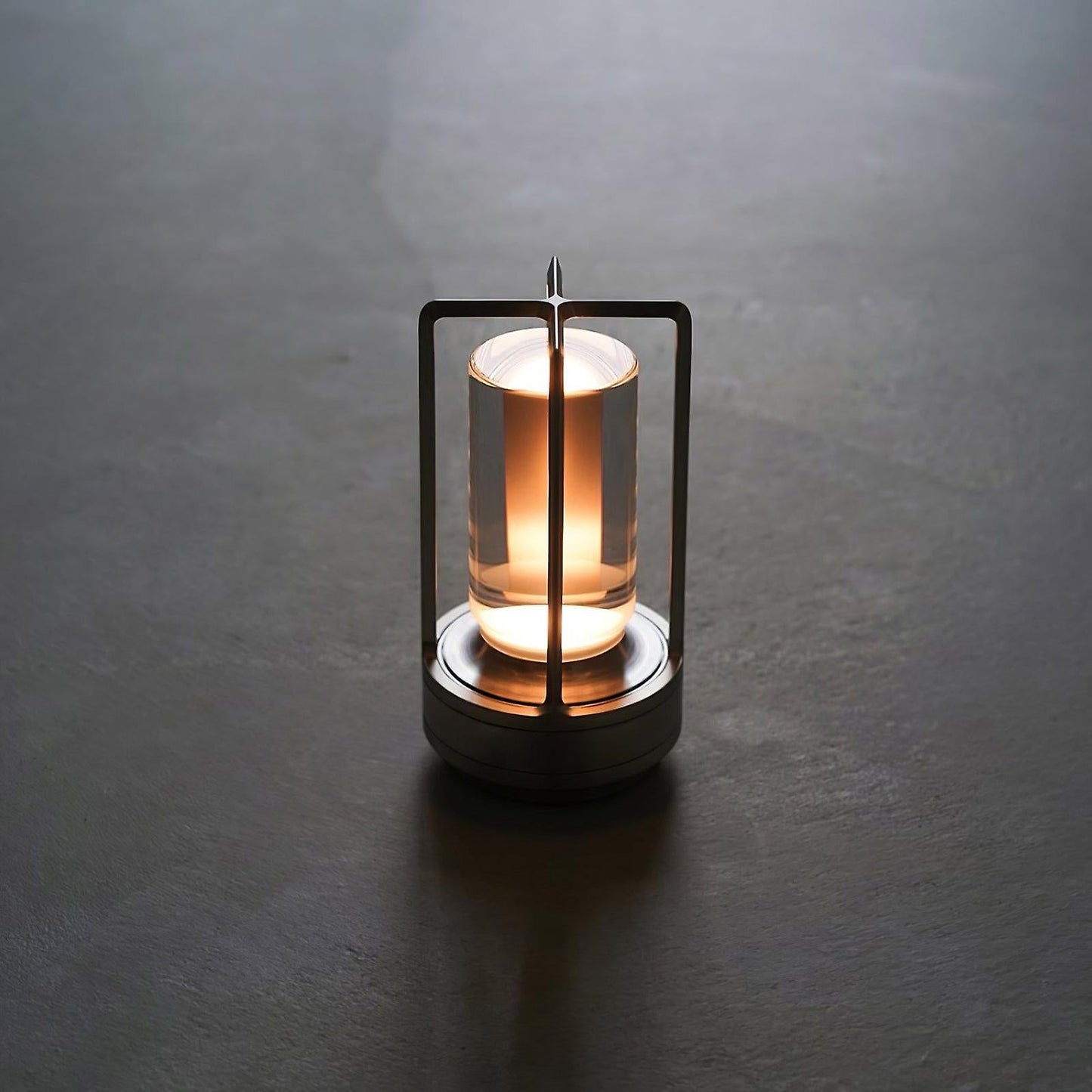 Wireless Crystal Lantern Table Lamp - Rechargeable & Waterproof