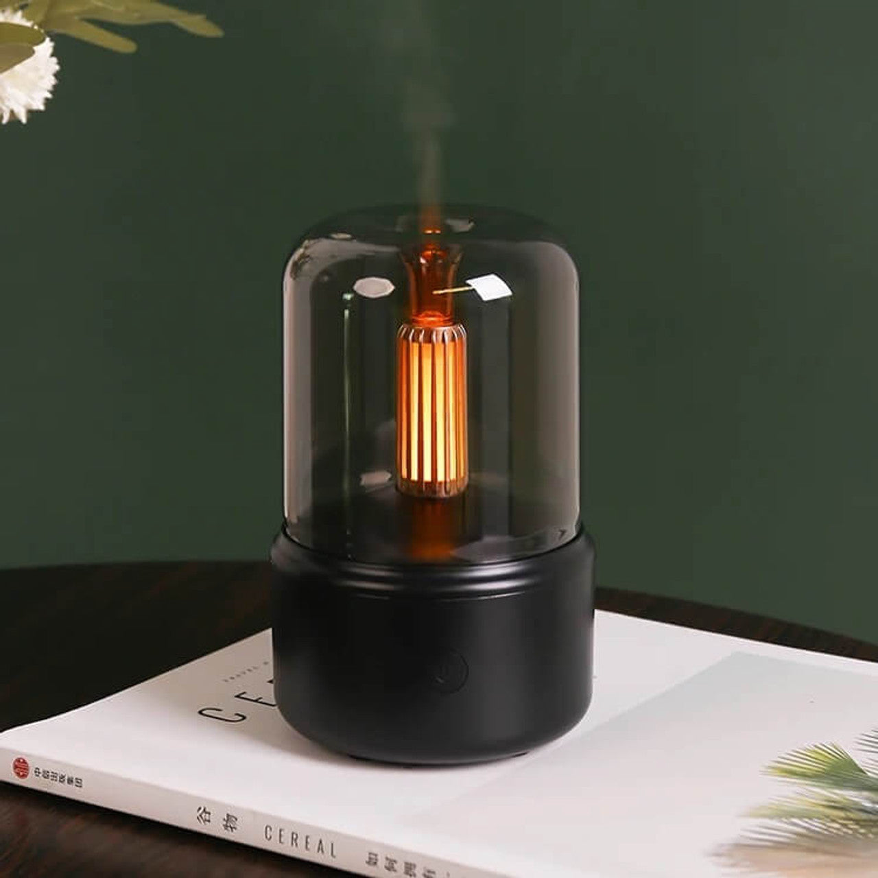 LED Aromatherapy Diffuser with Candle Light Effect